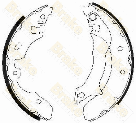Brake Shoe Set (SH2533)