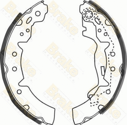 Brake Shoe Set (SH2572)