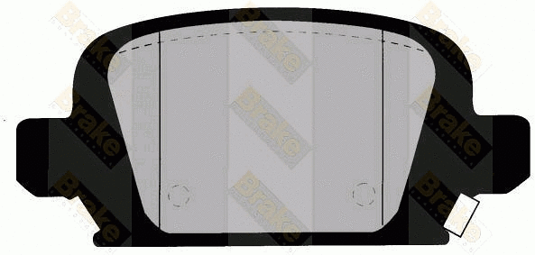Brake Pad Set, disc brake (PA1416)