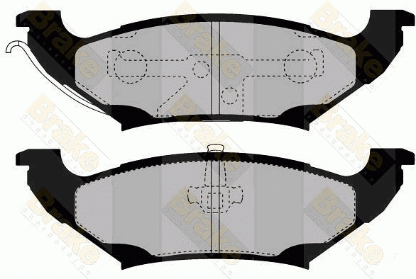 Brake Pad Set, disc brake (PA1446)