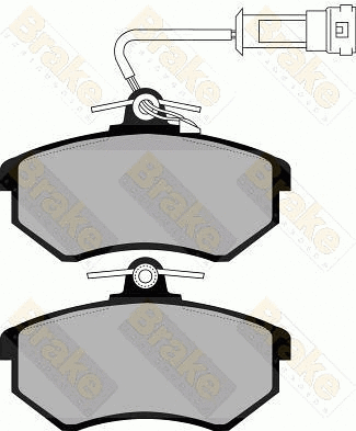 Brake Pad Set, disc brake (PA870)