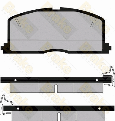 Brake Pad Set, disc brake (PA411)