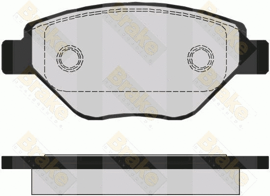 Brake Pad Set, disc brake (PA1489)