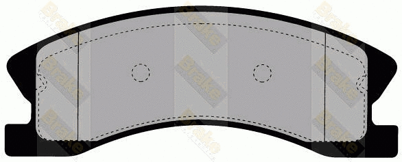 Brake Pad Set, disc brake (PA1653)