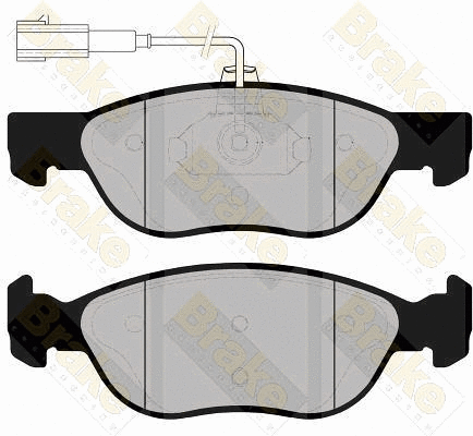 Brake Pad Set, disc brake (PA1156)