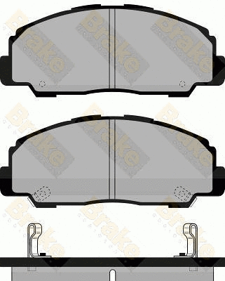 Brake Pad Set, disc brake (PA997)