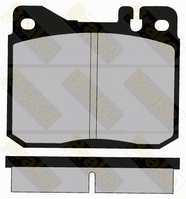 Brake Pad Set, disc brake (PA323)
