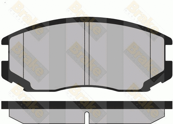 Brake Pad Set, disc brake (PA1338)