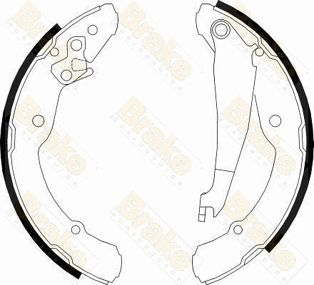 Brake Shoe Set (SH2501)