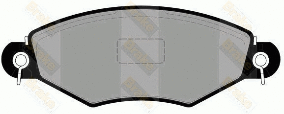 Brake Pad Set, disc brake (PA1821)