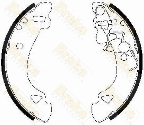 Brake Shoe Set (SH2482)