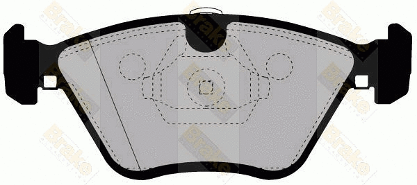 Brake Pad Set, disc brake (PA1480)