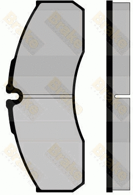 Brake Pad Set, disc brake (PA1764)