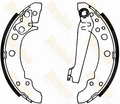 Brake Shoe Set (SH1166)