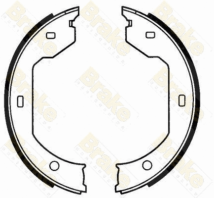 Brake Shoe Set, parking brake (SH2593)