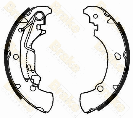 Brake Shoe Set (SH2597)