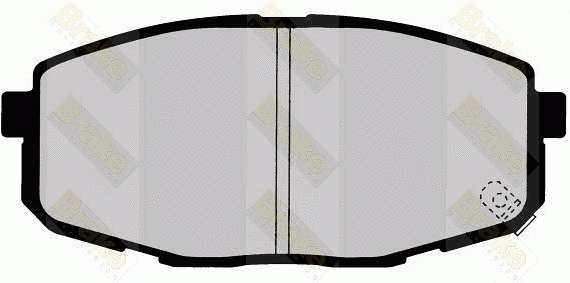 Brake Pad Set, disc brake (PA1644)