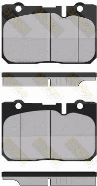 Brake Pad Set, disc brake (PA1362)