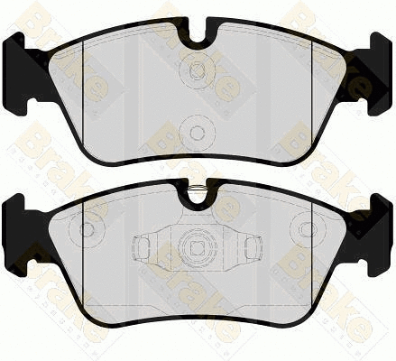 Brake Pad Set, disc brake (PA1663)