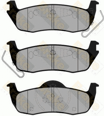 Brake Pad Set, disc brake (PA1720)