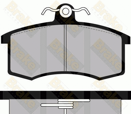 Brake Pad Set, disc brake (PA481)