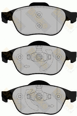 Brake Pad Set, disc brake (PA1890)