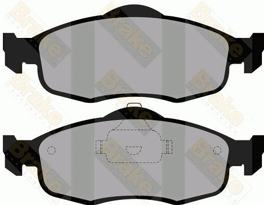 Brake Pad Set, disc brake (PA729)