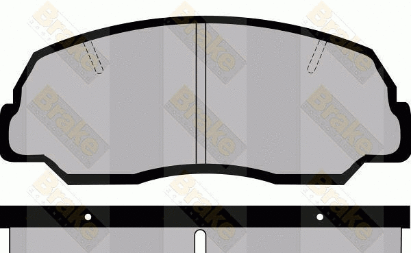 Brake Pad Set, disc brake (PA366)