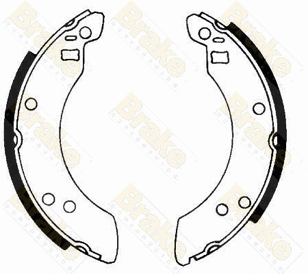 Brake Shoe Set (SH2125)