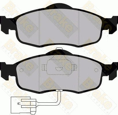 Brake Pad Set, disc brake (PA730)