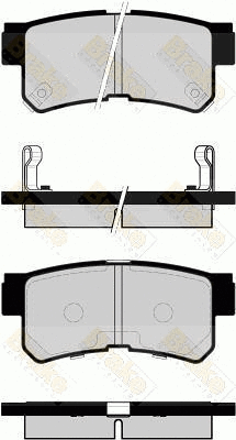 Brake Pad Set, disc brake (PA1494)