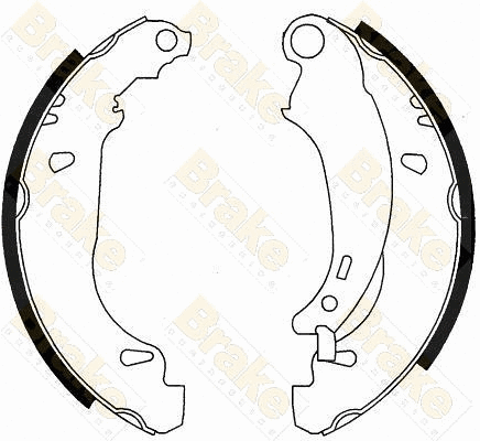 Brake Shoe Set (SH2541)