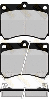 Brake Pad Set, disc brake (PA765)