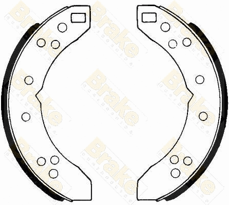 Brake Shoe Set (SH2017)