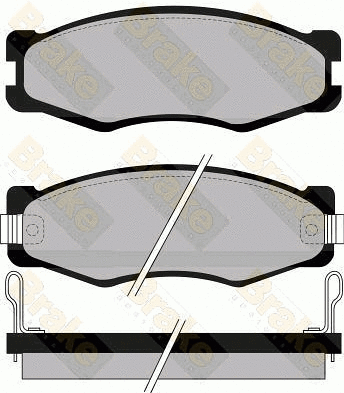 Brake Pad Set, disc brake (PA601)