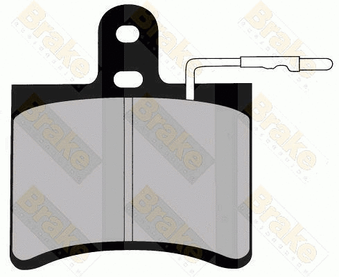 Brake Pad Set, disc brake (PA265)
