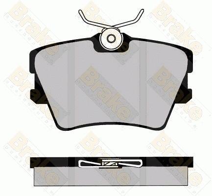 Brake Pad Set, disc brake (PA1153)