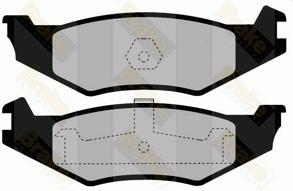 Brake Pad Set, disc brake (PA1444)
