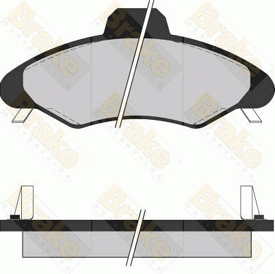 Brake Pad Set, disc brake (PA1249)