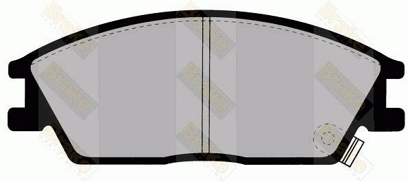 Brake Pad Set, disc brake (PA599)