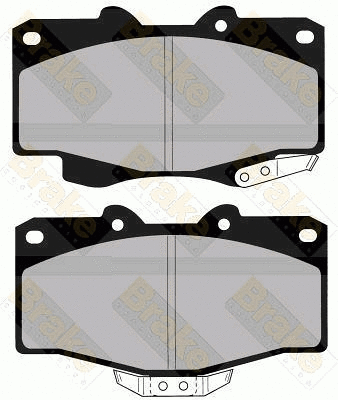 Brake Pad Set, disc brake (PA1009)
