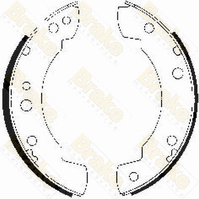 Brake Shoe Set (SH2140)