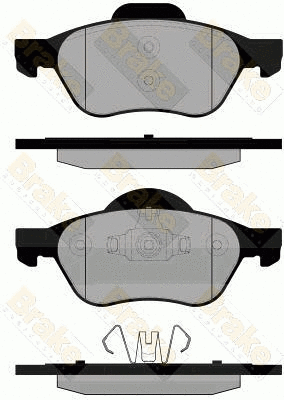 Brake Pad Set, disc brake (PA1836)
