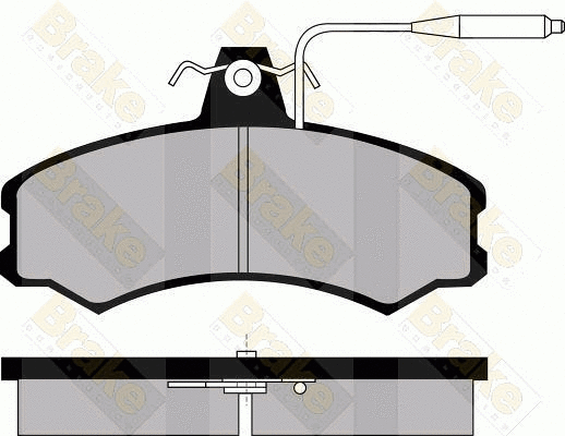 Brake Pad Set, disc brake (PA362)