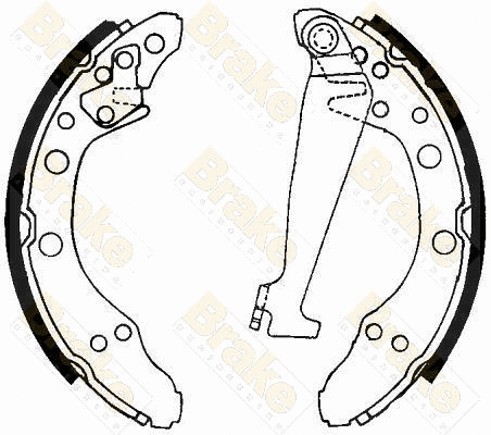 Brake Shoe Set (SH1092)