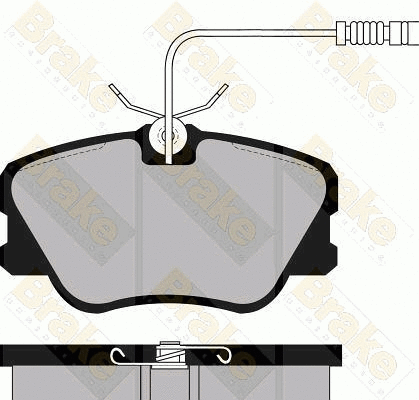 Brake Pad Set, disc brake (PA532)