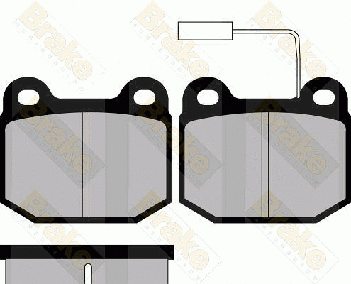 Brake Pad Set, disc brake (PA937)