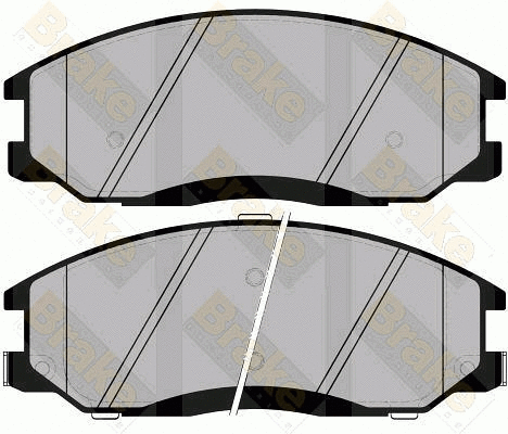 Brake Pad Set, disc brake (PA1349)