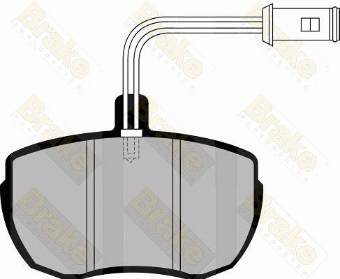 Brake Pad Set, disc brake (PA422)