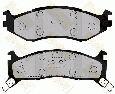 Brake Pad Set, disc brake (PA1625)